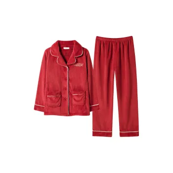 MADALLO Pajama Set Women's Brick Red