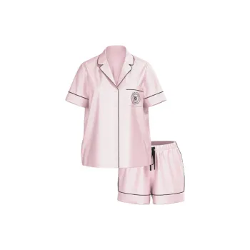 Victoria's Secret Satin Short Pajama Set / PBS Pajama Set Women's Pink