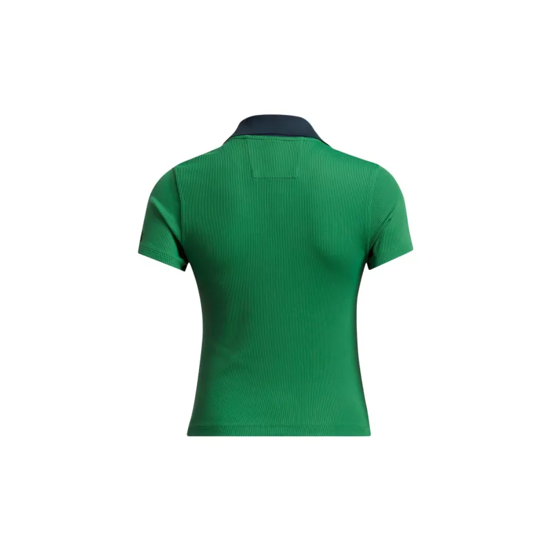 Under Armour FW24 Polo Shirt Women's Forest Green-1