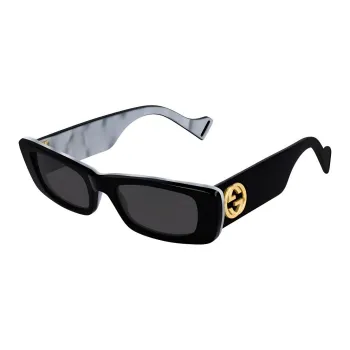 GUCCI Rectangular Frame Sunglasses