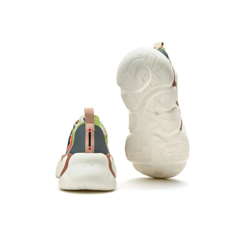U.IN Painted Travel Shoes Low Top Chunky Sneakers Unisex-15