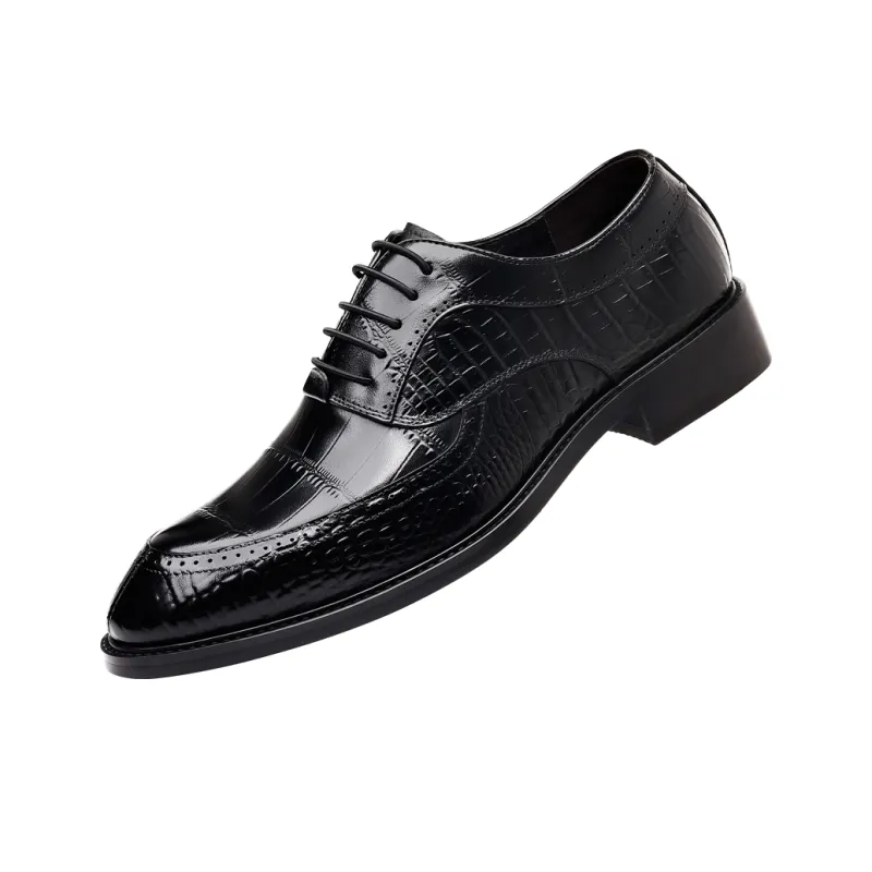 Help Dress Shoes Men Low Top-4