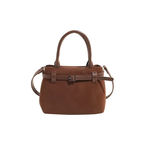 LUVISTRUE PU Basket Bag, Shoulder Bag, Crossbody Bag, Handbag Medium Size Women's Brown/Black/Coffee