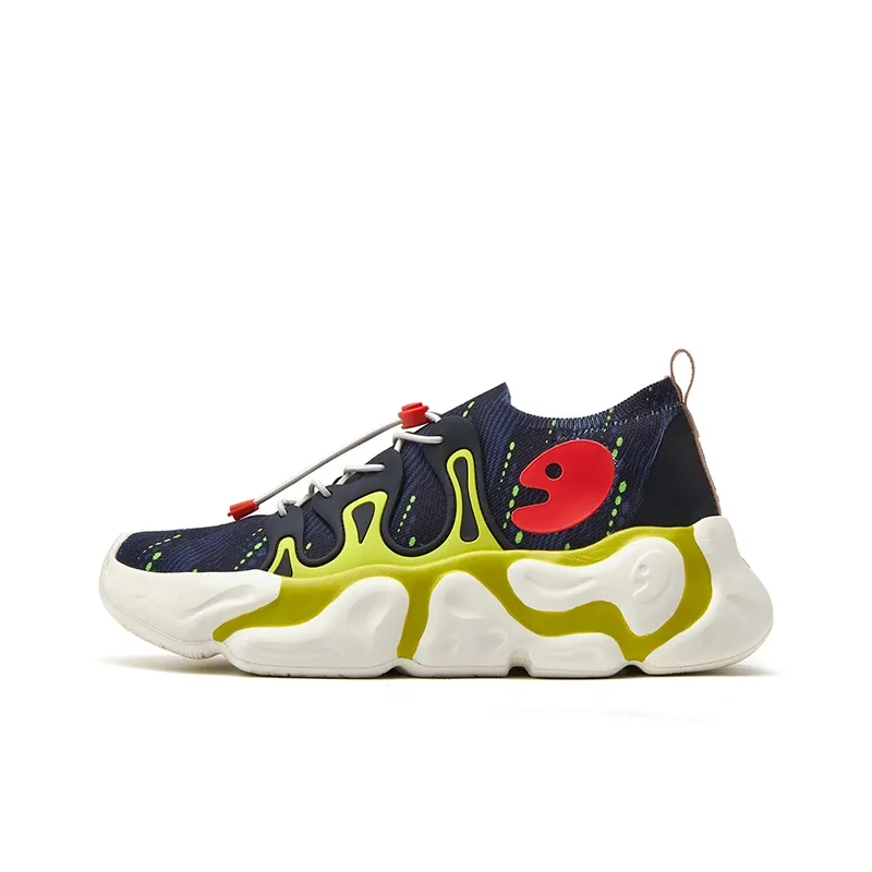 U.IN Painted Travel Shoes Low Top Chunky Sneakers Unisex-36