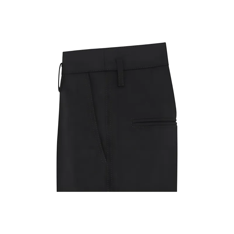 SAINT LAURENT High Waist Wide Leg Trousers-6