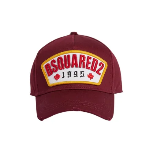 DSQUARED 2 Logo Patch Distressed Baseball Cap
