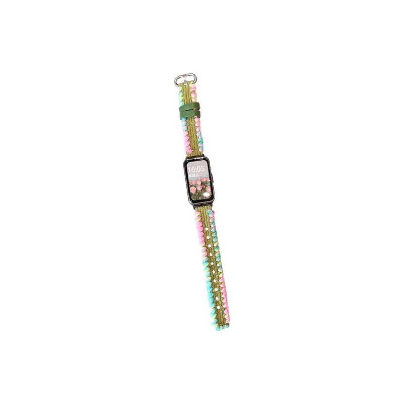 MSSM Watch Bands Huawei Compatibility 16.5 Knitted Fabric With Corduroy Material-6