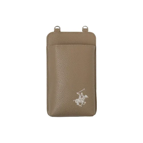 BEVERLY HILLS POLO CLUB PU Cell Phone Pouch Men's Adobe Tone