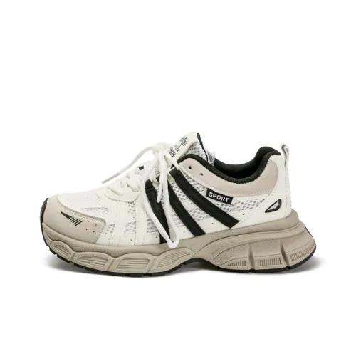 Zun'er Wear Resistant Slip Resistant Low Top Chunky Sneakers Women's