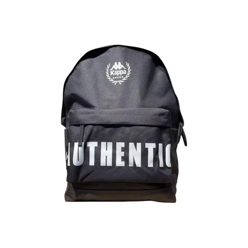 Kappa Polyester Backpack Regular Unisex Black-0