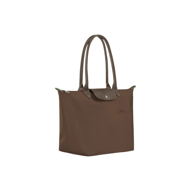 LONGCHAMP Le Pliage Zip-Up Large Shoulder Bag Women's Brown-1