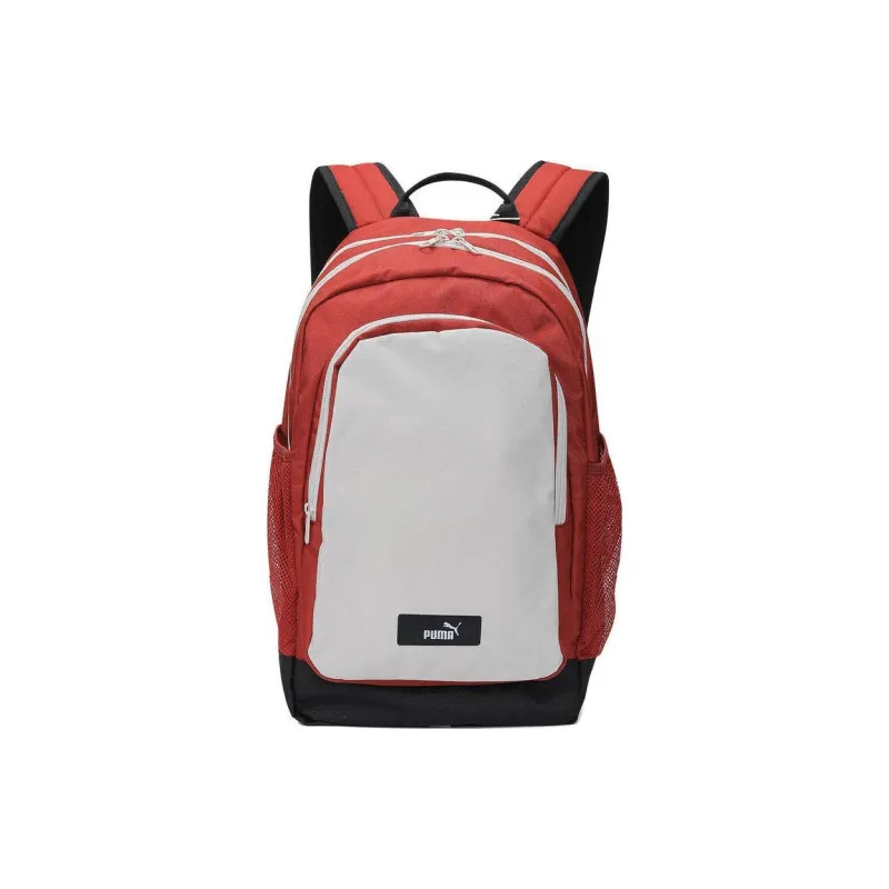 PUMA Polyester Backpack Medium Size Unisex Red & White-0