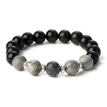 Topgirl Obsidian Bracelets Men's