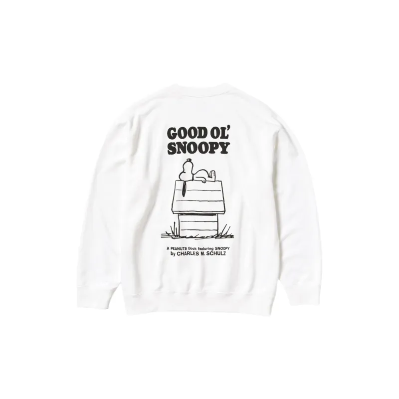 UNIQLO PEANUTS Collaboration Sweatshirt Unisex White-1