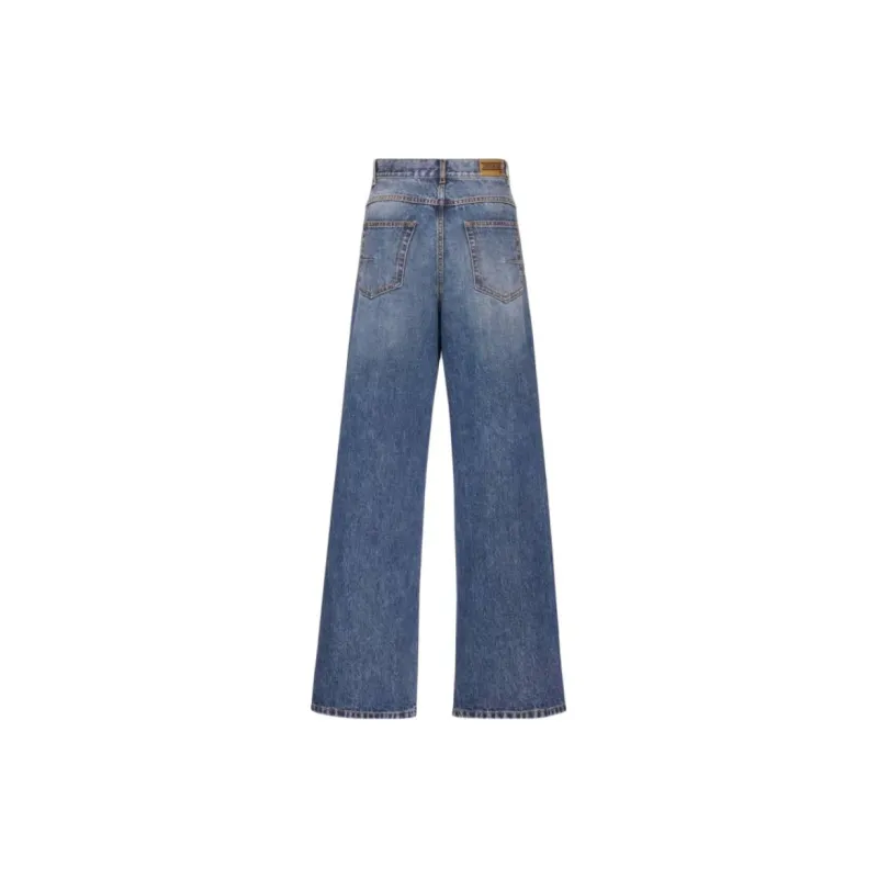 DIOR Flared Jeans D05 Jeans Women's Blue-1