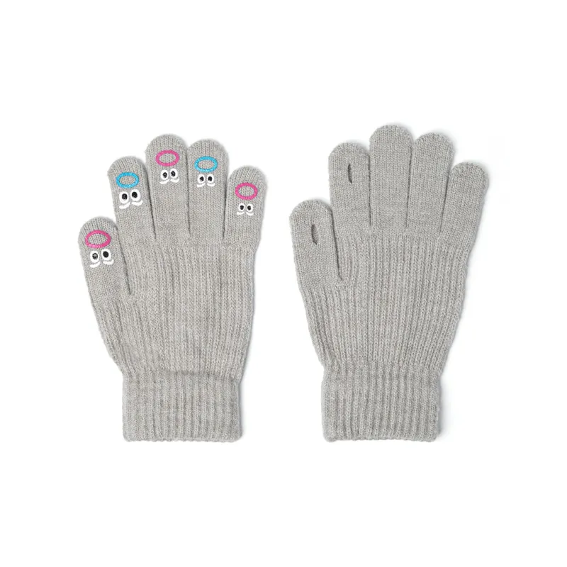 BAIJUAN Acrylic Knit Gloves Unisex-2