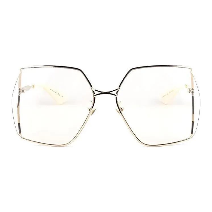 GUCCI Sunglasses Unisex Light Beige-1
