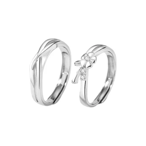 YINGNIXINDONG 925 Sterling Silver Rings Unisex
