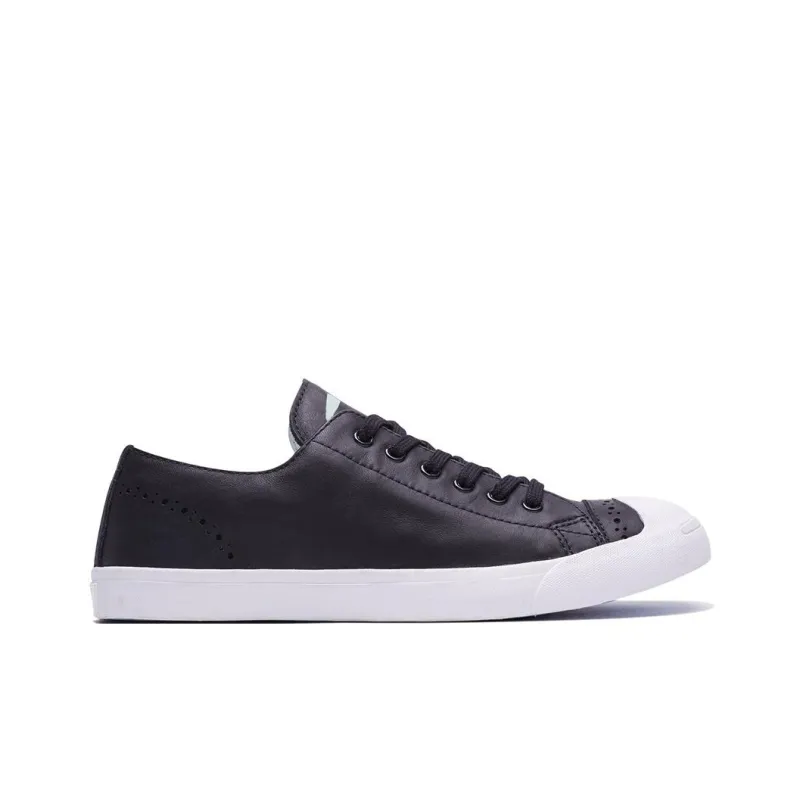 Converse Jack Purcell Anti Slip Wear Resistant Low Top Skateboard Shoes Women's Black-1