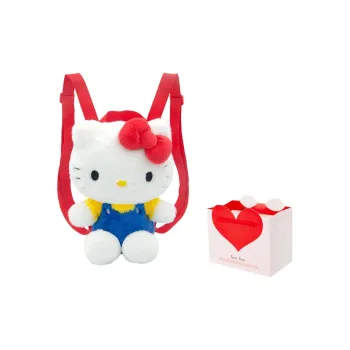 Sanrio Hello Kitty Plush Backpack Regular Women's White Blue