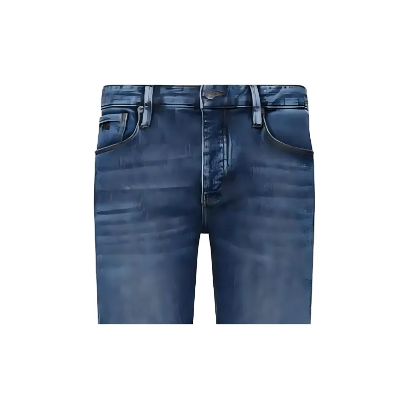 EMPORIO ARMANI Logo Plaque Low Rise Jeans-4