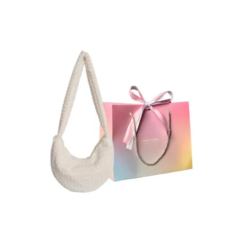 Yalu Fuzzy Crossbody Bags Shoulder Bags Women's White Gray/Yellow/Khaki/Green/Pink