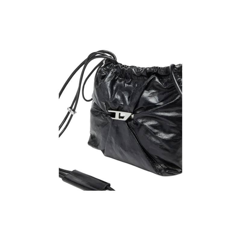 DIESEL Scrunch D Drawstring Bucket Bag-5