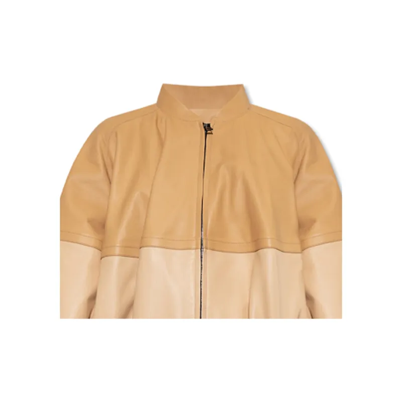 LOEWE Nappa Bomber Jacket Beige/Sand-6