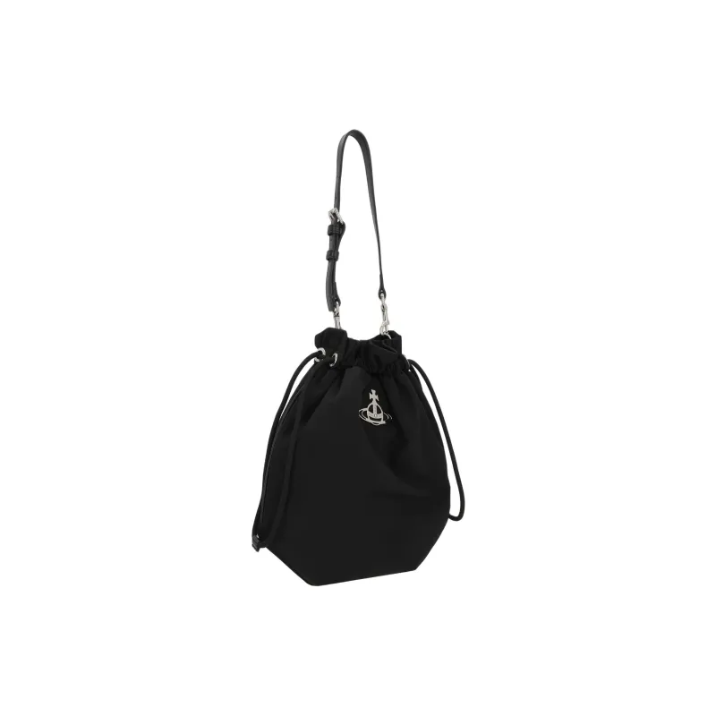 Vivienne Westwood Logo Plaque Strapped Tote Bag-1