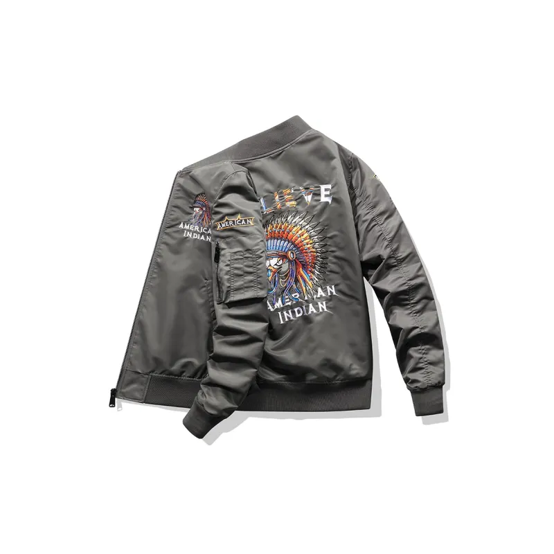 TREK&TRAVEL Baseball Jacket Men's-11