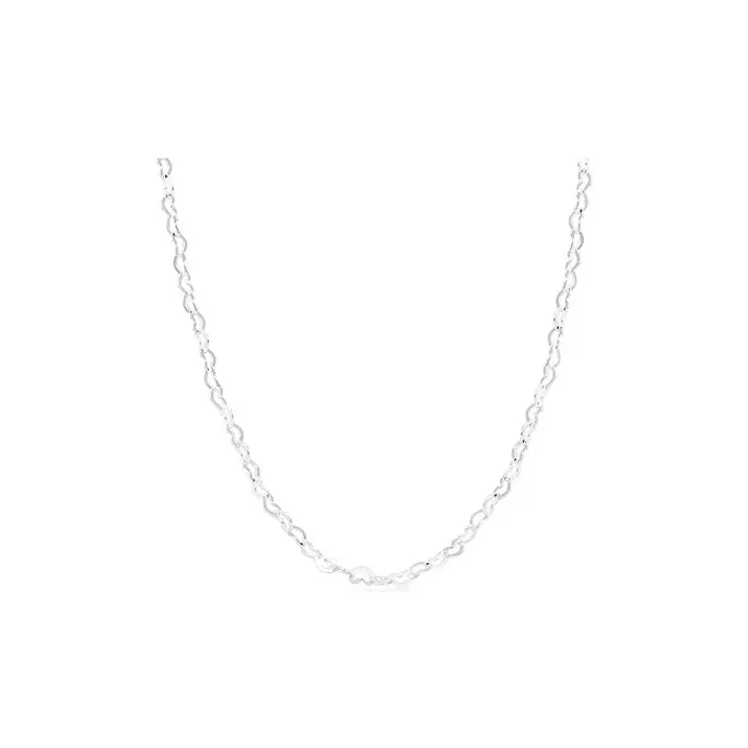 CUTE DAME S999 Sterling Silver Necklaces Women's Silver-0