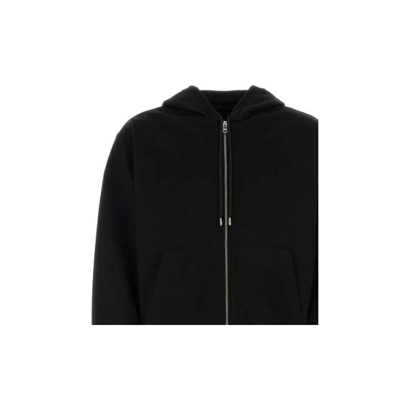PRADA Zip Up Drawstring Hoodie-2