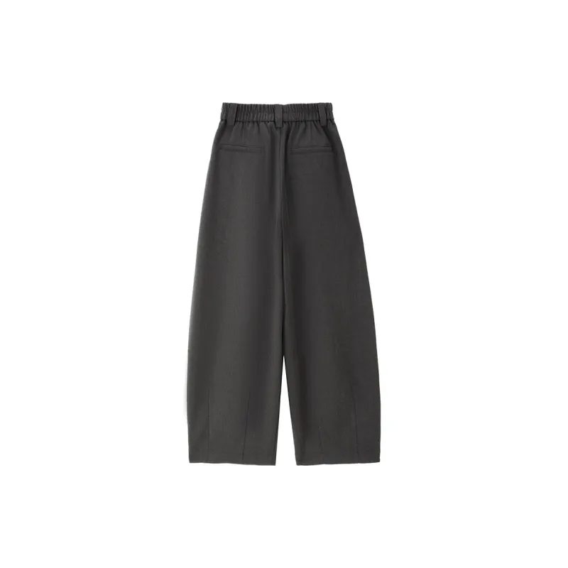 UNIQLO Casual Pants Women's Carbon Heather Gray-1