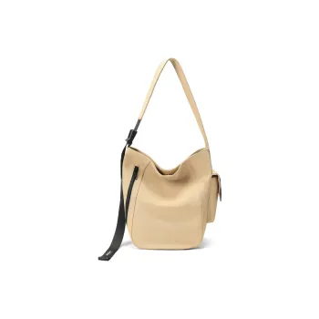 NOXXON Nylon Crossbody Bag Shoulder Bag Small Size Large Size Unisex Obsidian Black/Khaki