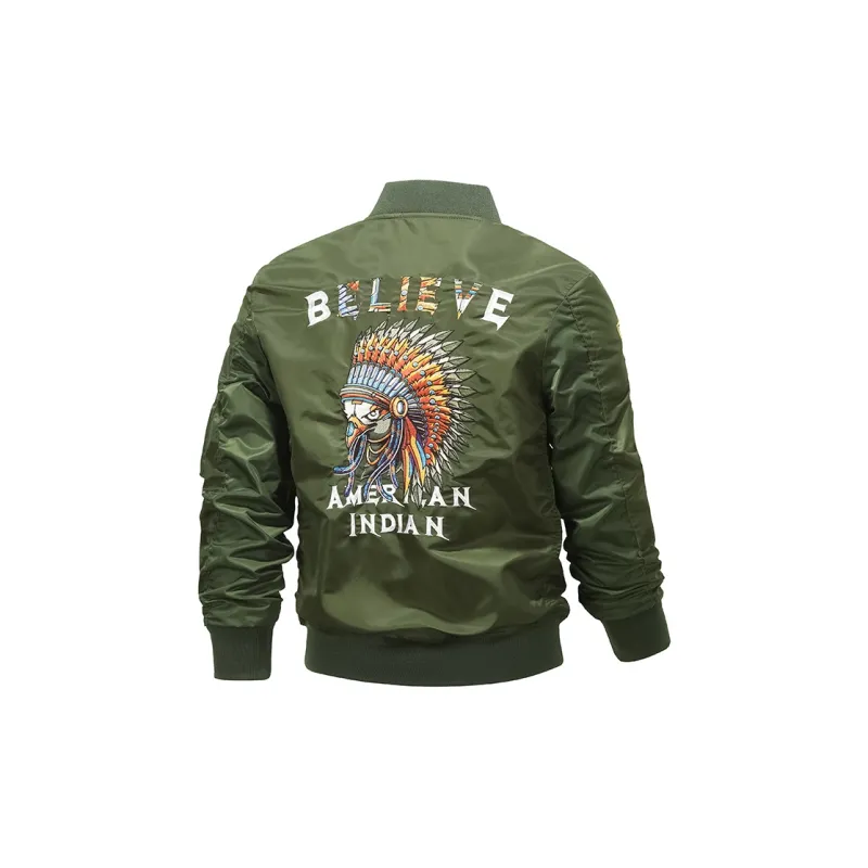 TREK&TRAVEL Baseball Jacket Men's-13