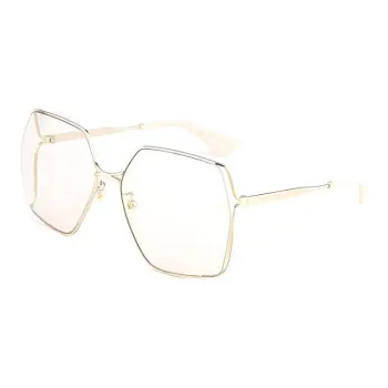 GUCCI Sunglasses Unisex Light Beige