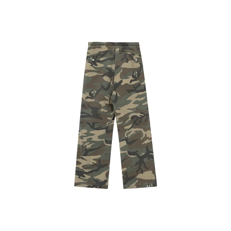 A Chock Cargo Pants Unisex Camouflage-1