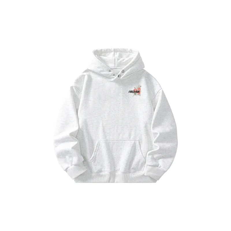 FASTFISH Sweatshirt Unisex White Heather Gray-7