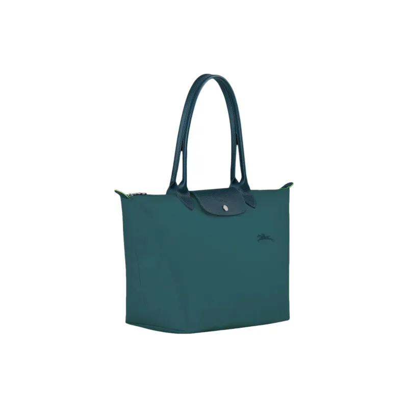 LONGCHAMP Le Pliage Green Polyamide One Shoulder Handbag Tubas Women's Peacock Blue-1