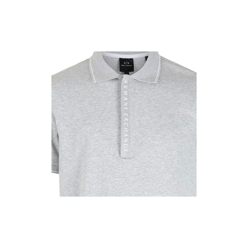 ARMANI EXCHANGEAE Polo Shirt Men's Light Gray-4