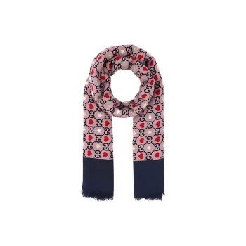 GUCCI Shawls Women's GG Red Print