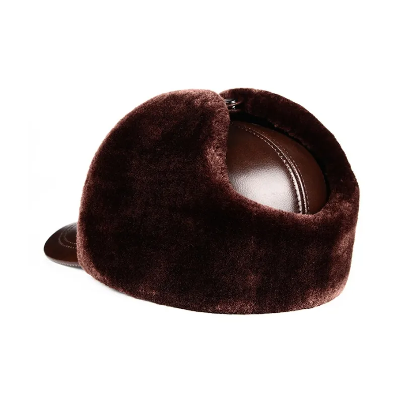 BANDICOOT Cow Leather Trapper Hats Men's-6