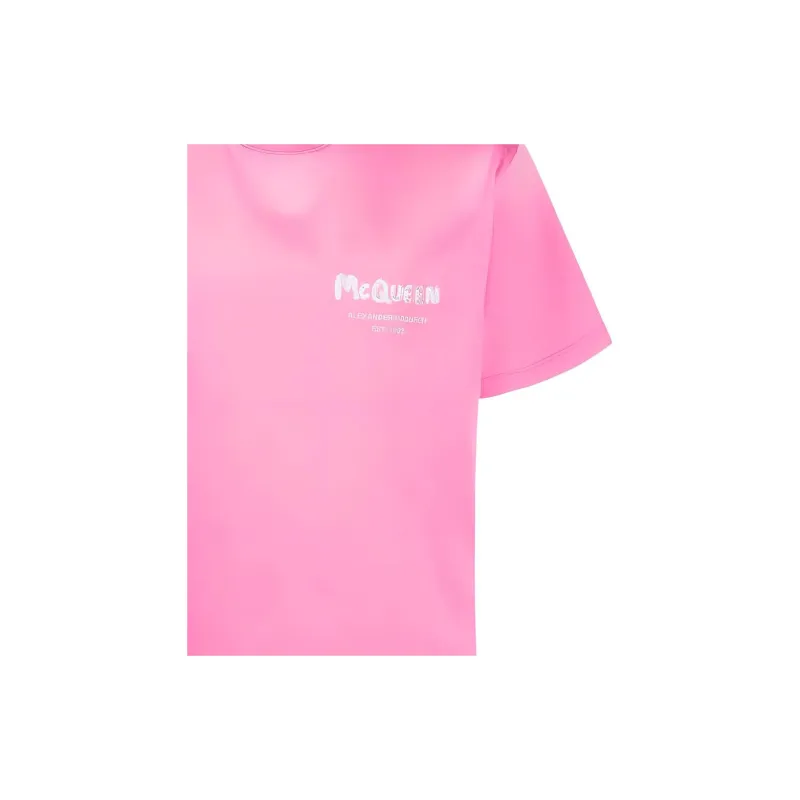 Alexander McQueen SS23 T Shirt Men's Pink-5