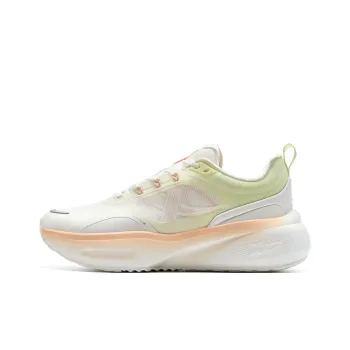 XTEP Mysterious Feather Running Shoes Women's Low Top Sail White/Matcha Light Green