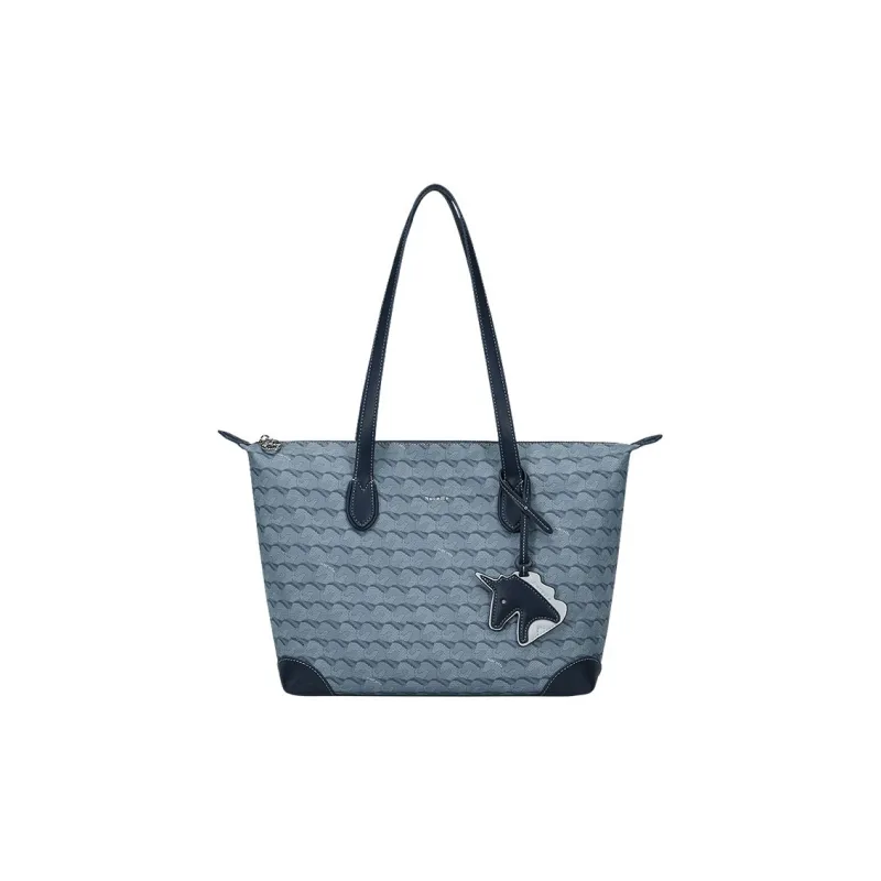 NUCELLE Fabric One Shoulder Shoulder Bag Tote Bag Laptop Bag Shopping Bag Women's Multicolor-8