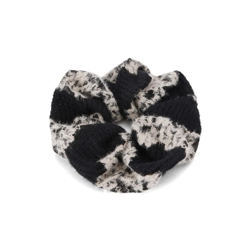 ZANC Flannelette Hair Tie Women's Black/White/White/Brown-1