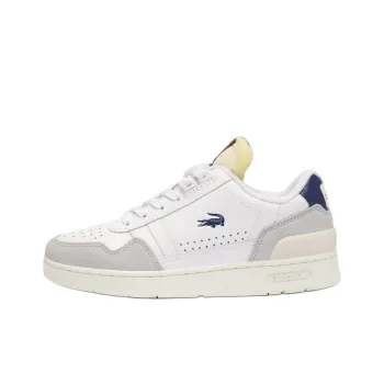 LACOSTE T-Clip Low-Top Skateboard Shoes Women's White