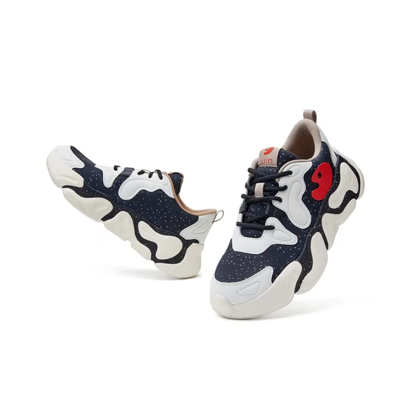 U.IN Painted Travel Shoes Low Top Chunky Sneakers Unisex-34
