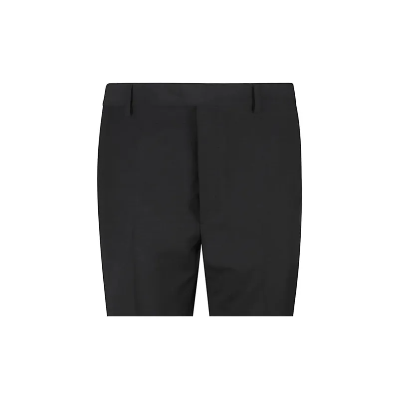 PRADA Logo Patch Tailored Trousers-2
