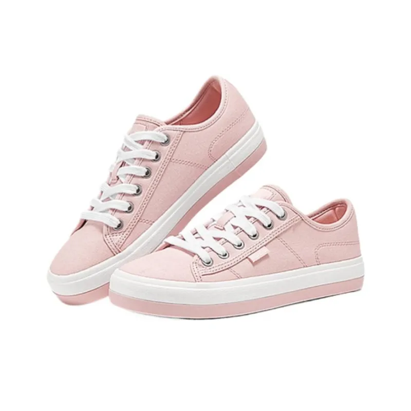 Skechers Bob's Slip Resistant Low Top Canvas Shoes Women's Nude Pink-2